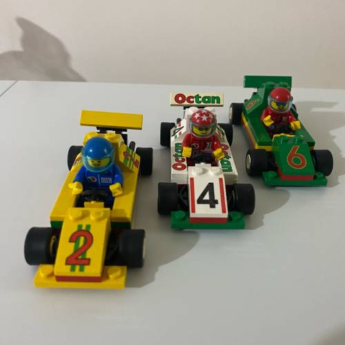 原厰正版中古LEGO System Octan  F1 賽車車手