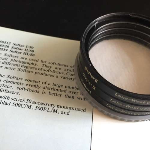 Carl Zeiss Hasselblad B57  Softar I, II, III for C Lenses