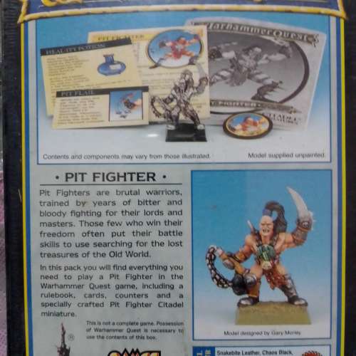 战锤 Warhammer Quest, pit fighter.