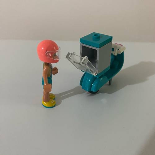 原厰正版LEGO 外賣車