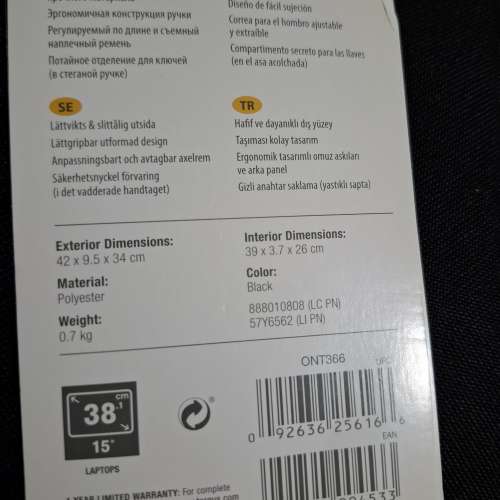 Targus Toploader CT2650 Lenovo Laptop Bag