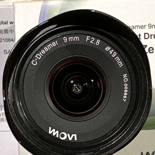 Laowa 老蛙 9mm F2.8 zero-D for Fuji X-mount 手動鏡 49mm
