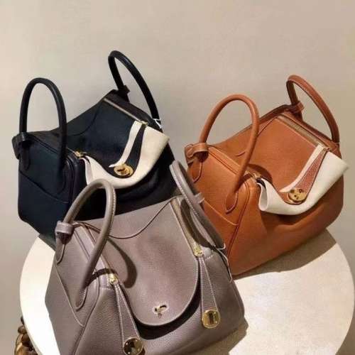 高端Lindy法式手工包TC皮氣質女包高級手提枕頭包大容量單肩包