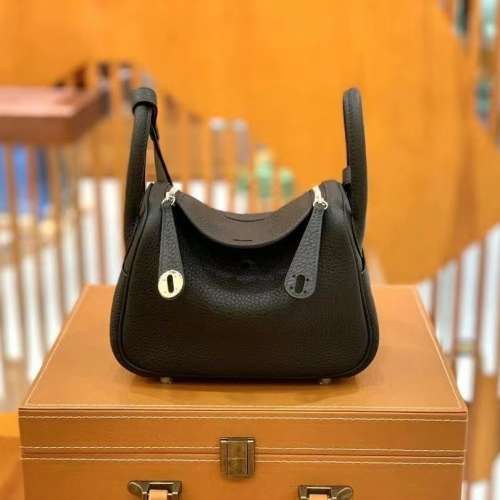 高端Lindy法式手工包TC皮氣質女包高級手提枕頭包大容量單肩包