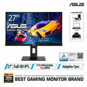 Asus VP279QGL 27″ Full HD 75Hz FreeSync 電競顯示器 [行貨,三年原廠保用,實體店...