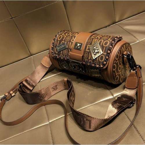 真皮官方女包2024新款時尚質感斜跨小包包夏季單肩小圓包