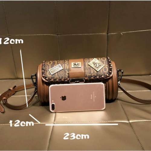 真皮官方女包2024新款時尚質感斜跨小包包夏季單肩小圓包