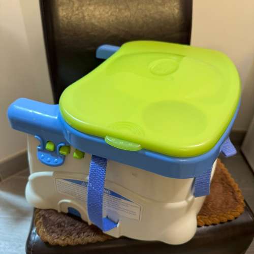 Fisher Price 寶寶小餐椅 (藍綠色) &ndash; 食飯私家BB椅
