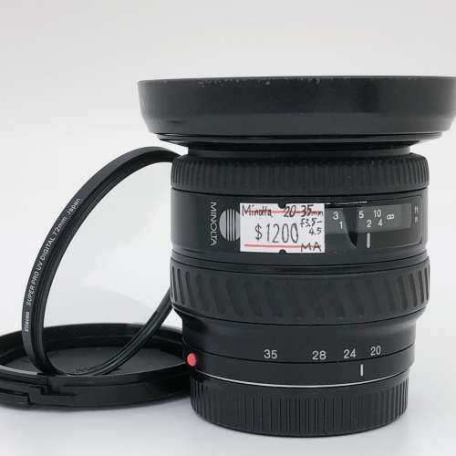 98% New Minolta 20-35mm F3.5-4.5自動對焦鏡頭, 深水埗門市可購買