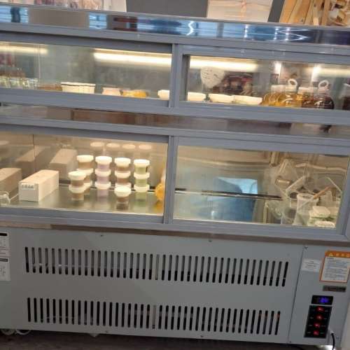 全景玻璃 加高 冷凍雪櫃 附有加濕器