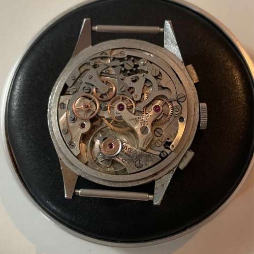 Charles Nicolet Landeron 39 movement 37mm diameter vintage manual Chronograph ...