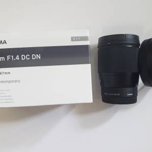 全新Sigma Contemporary 16mm F1.4 DC DN (Sony E-mount)