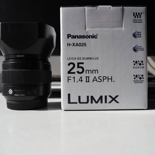 (換) Panasonic Leica 25mm F1.4 II / H-XA025