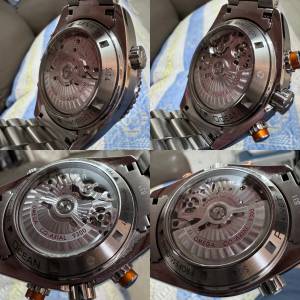 Omega panicocean seamaster 600m chronometer chronograph cal.9300 三咭齊帶格書...