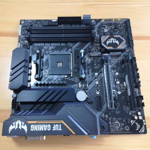 (新淨)ASUS TUF B450M PRO GAMING主板連背板(運作正常)