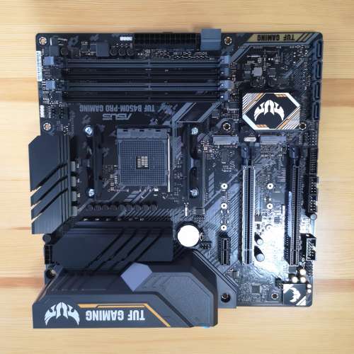 (新淨)ASUS TUF B450M PRO GAMING主板連背板(運作正常)