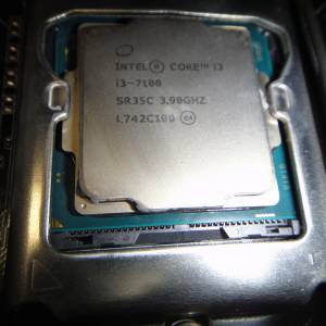 Intel® Core™ i3-7100 處理器 3M 快取記憶體 3.90 GHz  Socket 1151