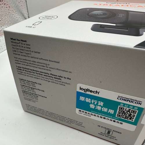 [全新] 📷 Logitech 羅技 Streamcam Webcam C980 1080p typec