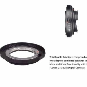 Lens Mount Double Adapter, Exakta, Auto Topcon SLR To Fujifilm G-Mount GFX