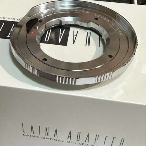 Lens Mount Double Adapter, Nikon S, Contax RF & Kiev RF External Bayonet To GFX