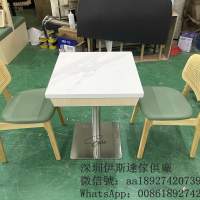 餐飲店枱櫈配套組合，餐廳食肆枱櫈，商用茶餐西餐櫃筒餐枱，防火皮椅凳，阻燃皮革卡...