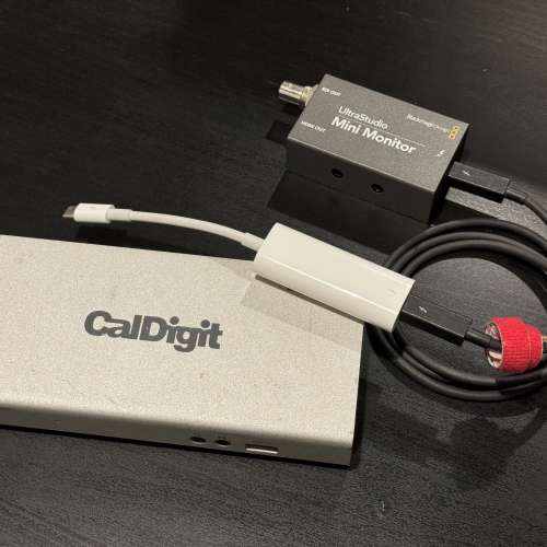 Caldigit thunderbolt station & Blackmagic Design UltraStudio Mini Monitor