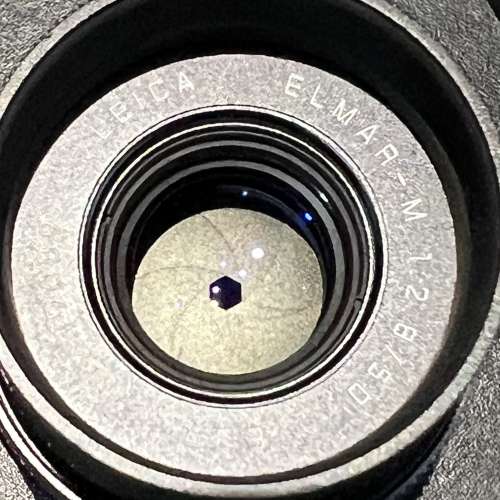 Leica Elmar-M 50mm f2.8 black lens with packing