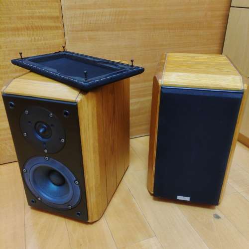 發燒級人聲音箱Vifa旗艦NE5寸實木書架喇叭