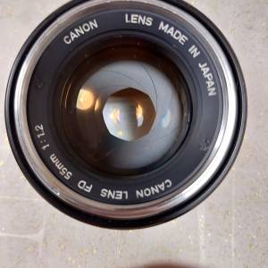 Canon FD 55mm f 1: 1.2,