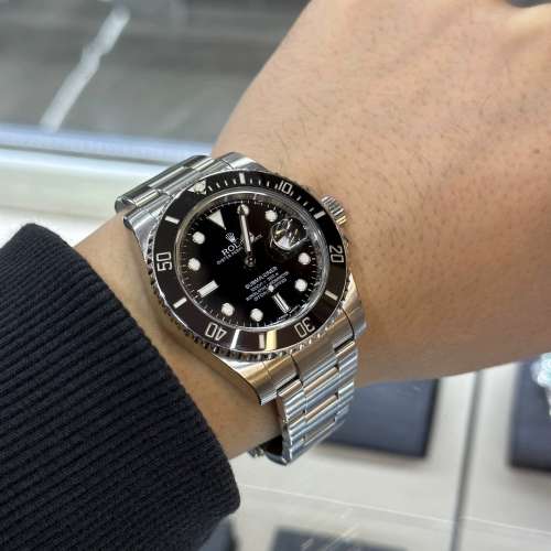 勞力士黑水鬼手錶116610黑盤自動機械錶鋼帶防水潮流男女表