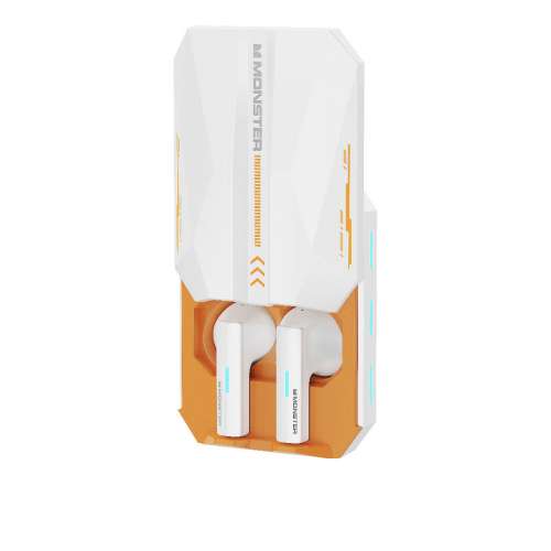 魔聲怪物XKT11藍牙耳機炫酷機甲風運動遊戲電競智能降噪半入耳式真無線滑蓋耳機使用...