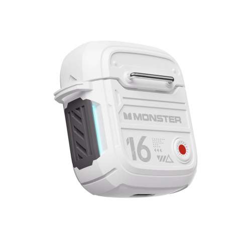 MONSTER（Monster）魔聲XKT16機甲設計外殼真無線藍牙耳機半入耳式智能降噪運動遊戲...