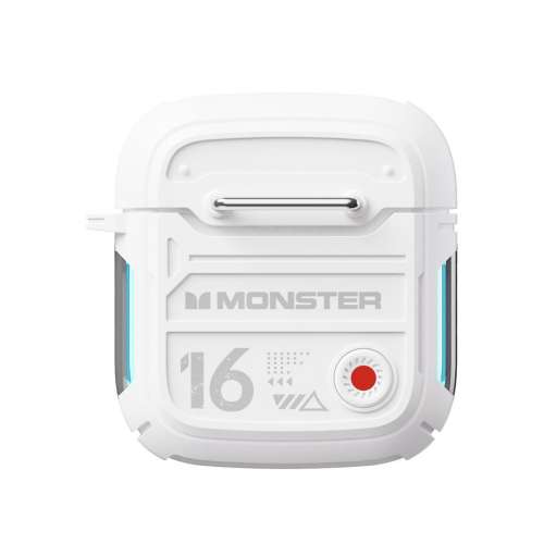 MONSTER（Monster）魔聲XKT16機甲設計外殼真無線藍牙耳機半入耳式智能降噪運動遊戲...