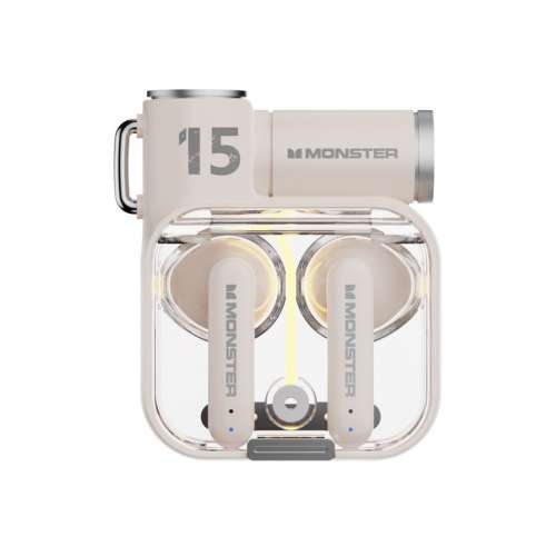 MONSTER XKT15 真无线蓝牙耳机 低延迟 游戏电竞运动 立体HIFI音效 音乐游戏 超长续...