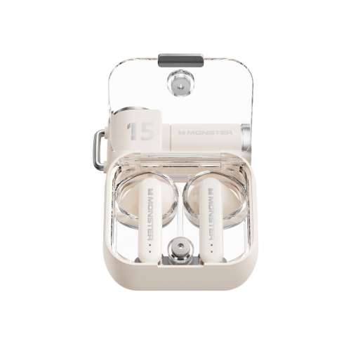 MONSTER XKT15 真无线蓝牙耳机 低延迟 游戏电竞运动 立体HIFI音效 音乐游戏 超长续...