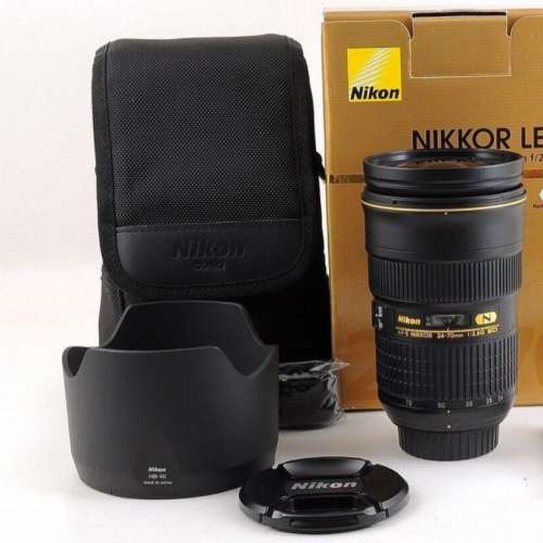 行貨有單 齊件 Nikon AF-S NIKKOR 24-70mm f2.8G ED N IF Zoom Lens w/ Hood 大光...