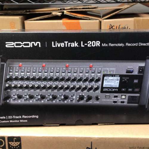 ZOOM Livetrak L-20R 數位混音機 錄音機