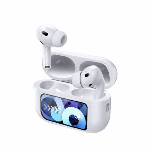 Pods3智能觸屏主動降噪通透藍牙耳機入耳空氣（Air）帶屏幕蘋果華爲安卓通用超高音質...