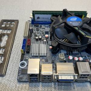 Intel Desktop Board DH67CF LGA1155 iTX + Intel i5-2400s CPU + Corsair 8G Ram 二...