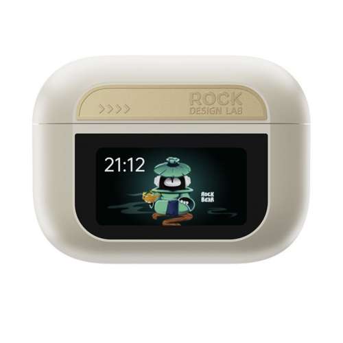 ROCK L-09 智能屏降噪藍牙耳機 ANC主動降噪 專屬遊戲模式低延遲 HiFi音質 5.4藍牙 ...