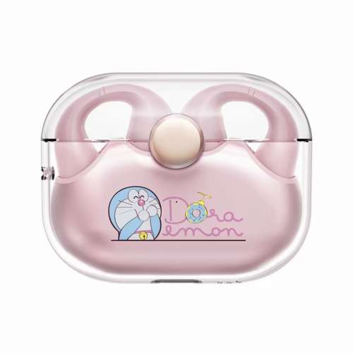 哆啦A夢耳飾藍牙耳機耳夾設計藍牙5.2 遊戲空間音效夾耳無感佩戴IPX6級防水