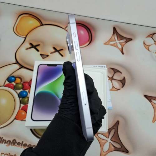 (荃灣實體店，有保全套 超正巨mon 14 plus)Apple Iphone 14 plus 128 紫色 😈