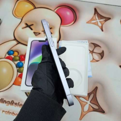 (荃灣實體店，有保全套 超正巨mon 14 plus)Apple Iphone 14 plus 128 紫色 😈