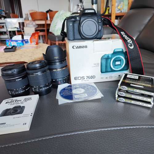 Canon 760D  連3鏡及配件