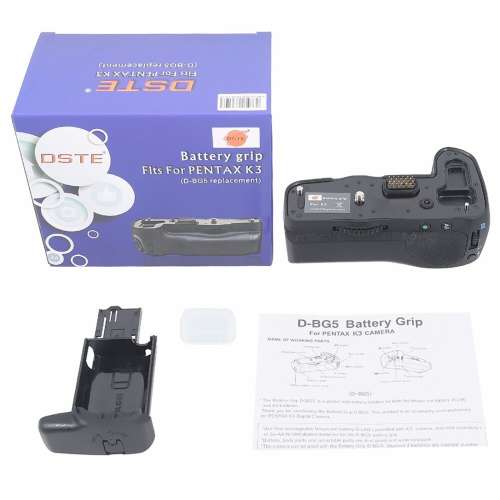 DSTE D-BG5 Vertical Battery Grip Set For PENTAX K-3II, K-3 電池直倒 / 手柄套裝