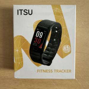 ITSU 智能心率血壓手環 Fitness Tracker (黑色）