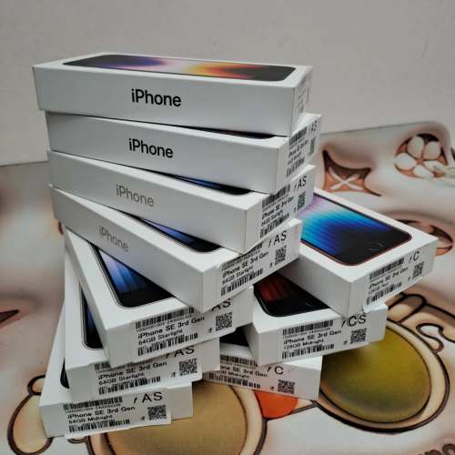 (荃灣實體店，超多全新未激活 SE 3rd Gen) Apple iPhone SE 3rd Gen 64/128