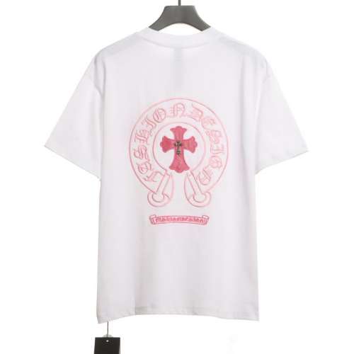 Kroll heart 克羅心 粉色貼皮馬蹄短袖 白色 男女同款