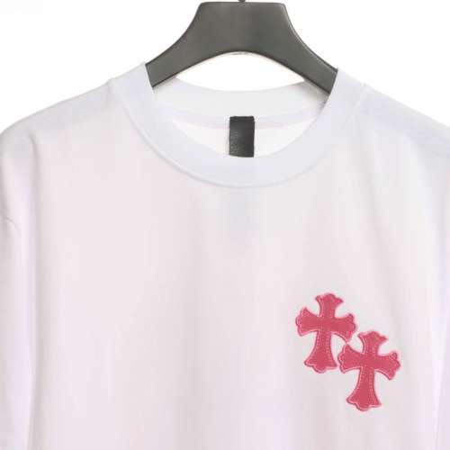 Kroll heart 克羅心 粉色貼皮馬蹄短袖 白色 男女同款