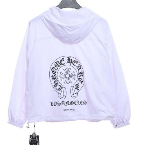 Kroll heart 克羅心 克羅心馬蹄黑白純色皮膚衣 白色 春夏哪能沒有的衝鋒衣呢親太拿...